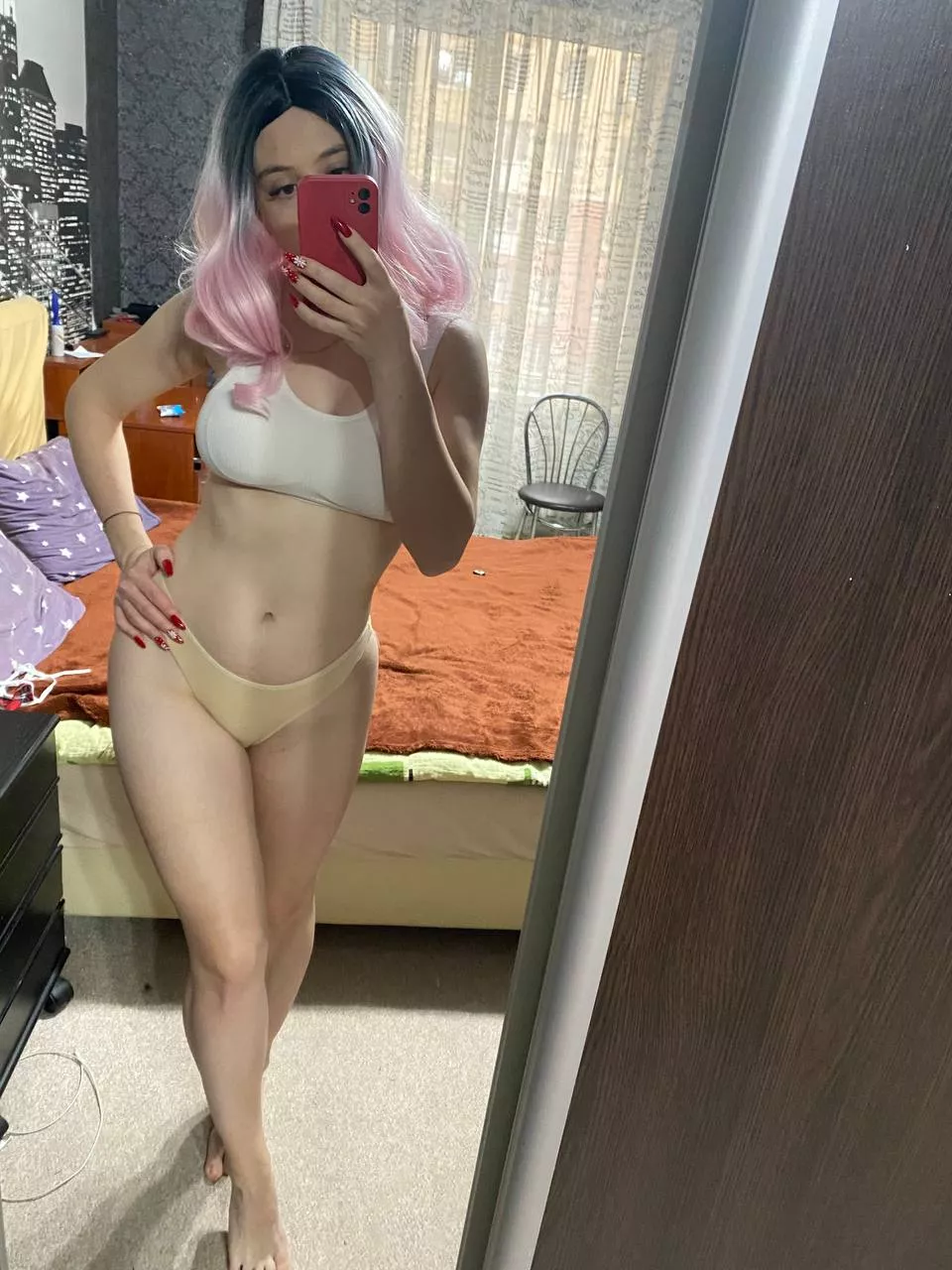 do you want to rip my underwear and fuck all my holes?xD