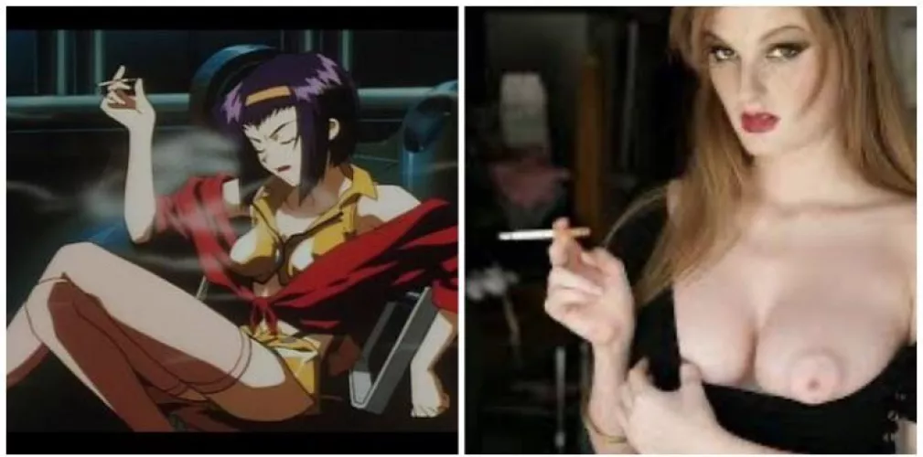 Faye Reagan’s former pornstar name used to be “Faye Valentine”. Did Faye Valentine from “Cowboy Bebop” inspire her name? Was she a fan of the show or is this just a crazy coincidence?