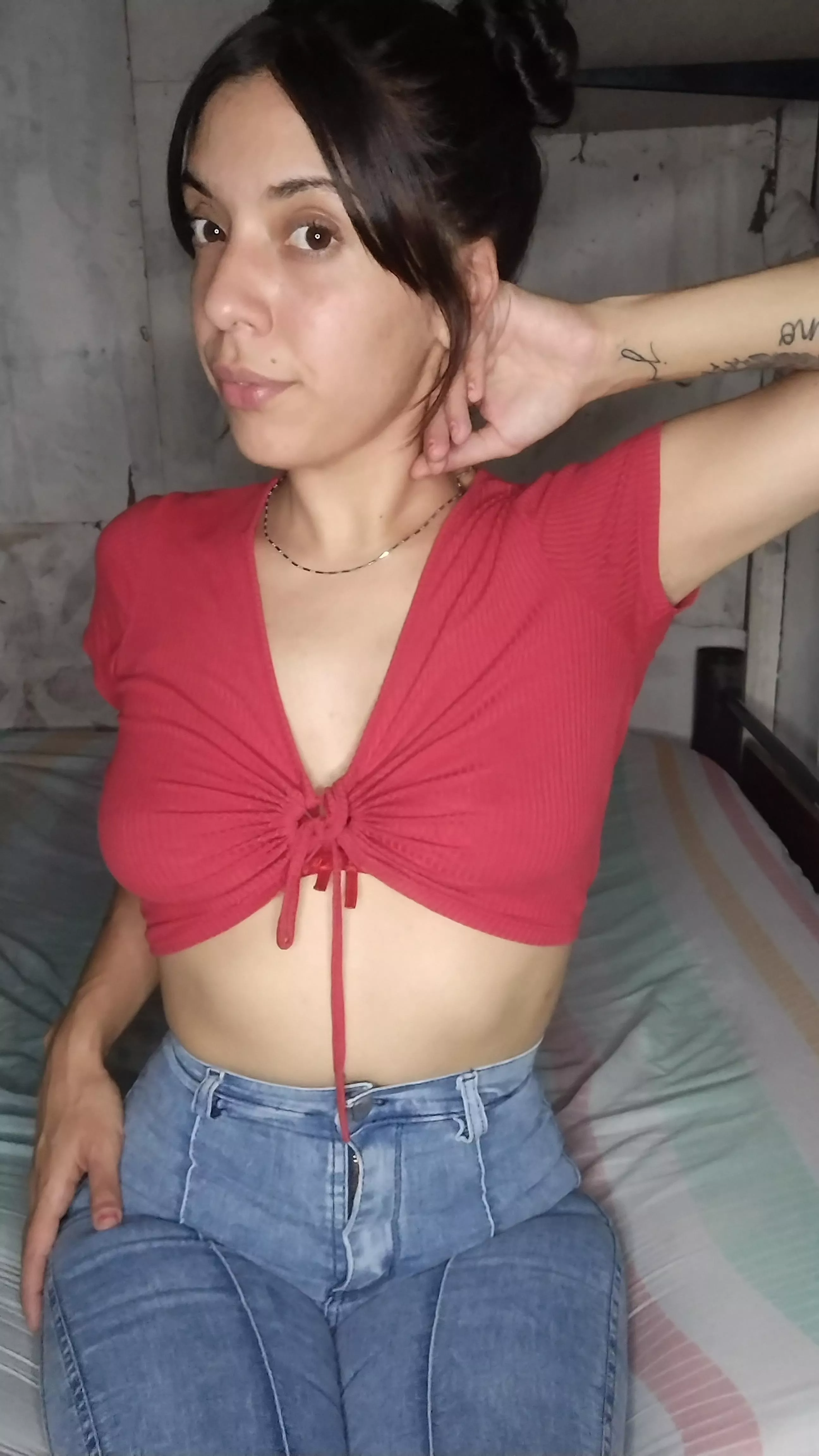 Felt like wearing a crop top today