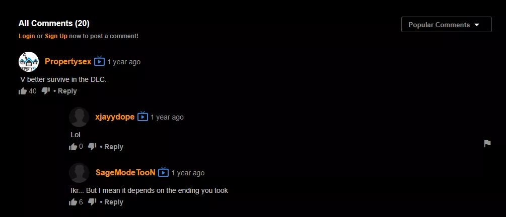 For the dudes who played Cyberpunk 2077