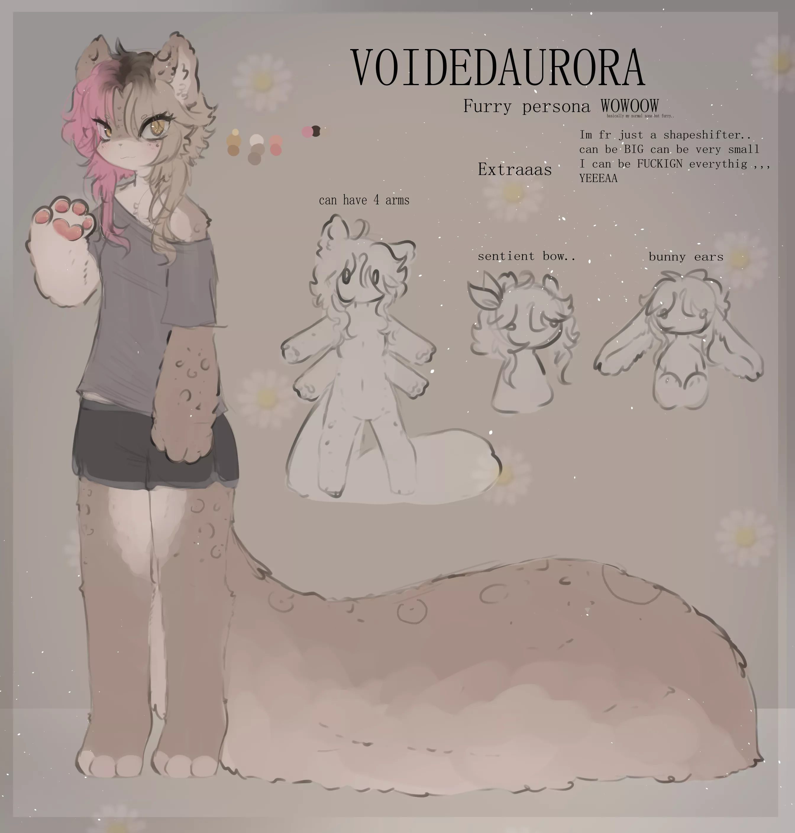 Furry persona ref :)) Im the artist btw abab (OC)