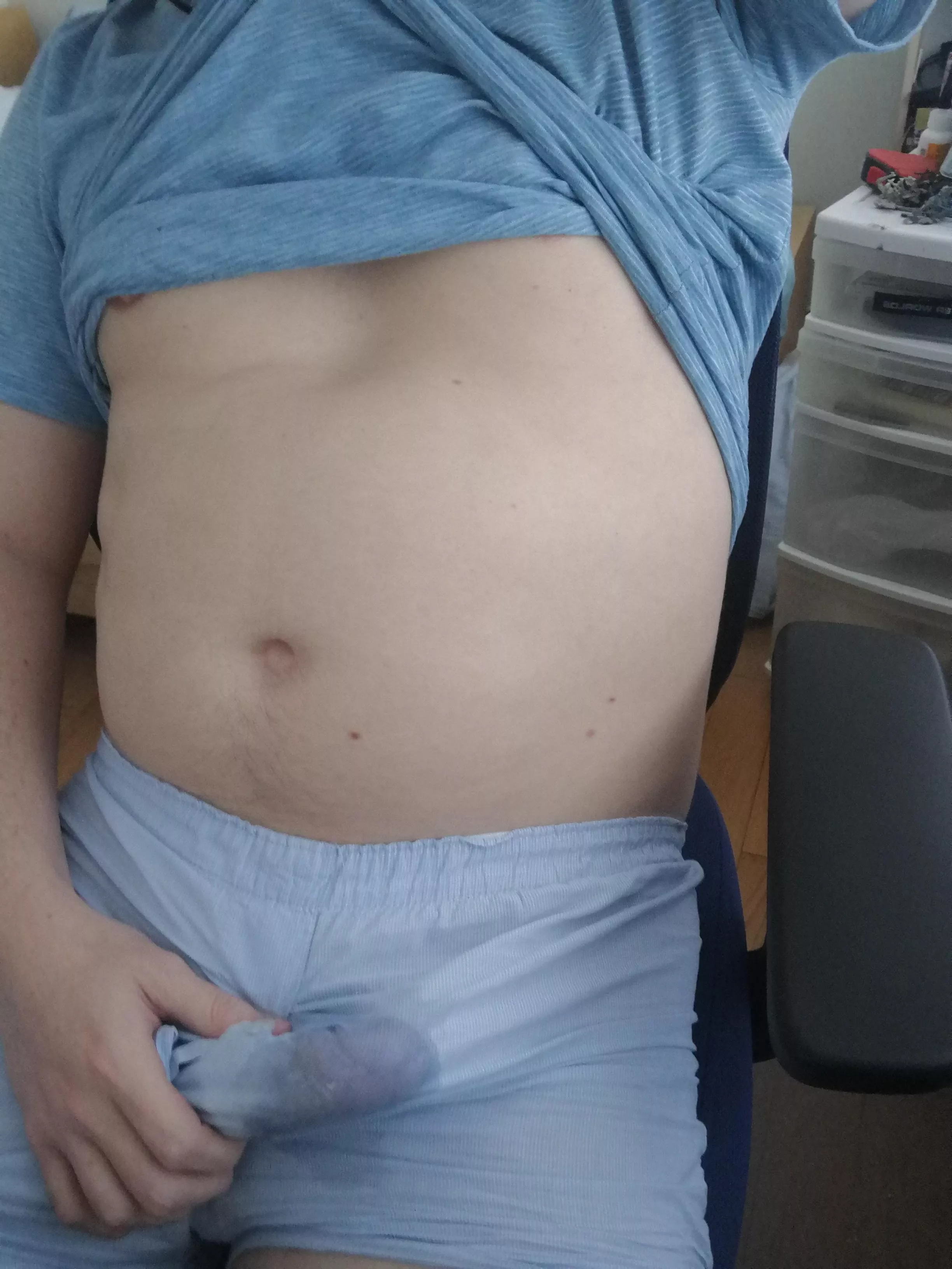 Getting naked all alone