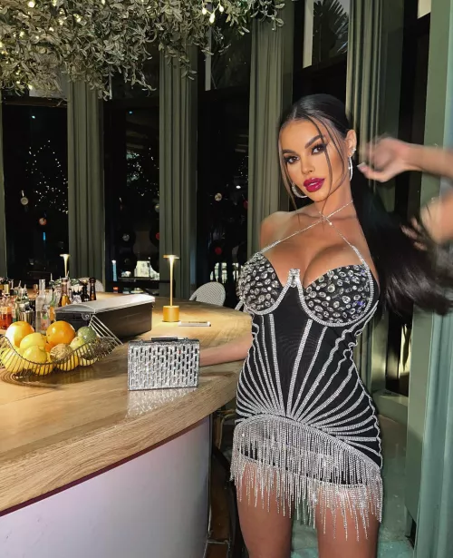 Gradek Justyna looks fine on a night out