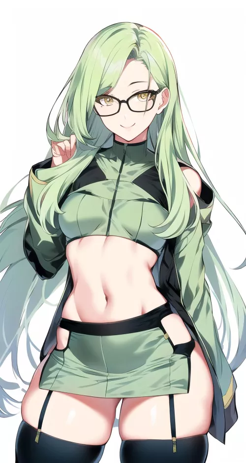 Green Techwear [NovelDiffusion]