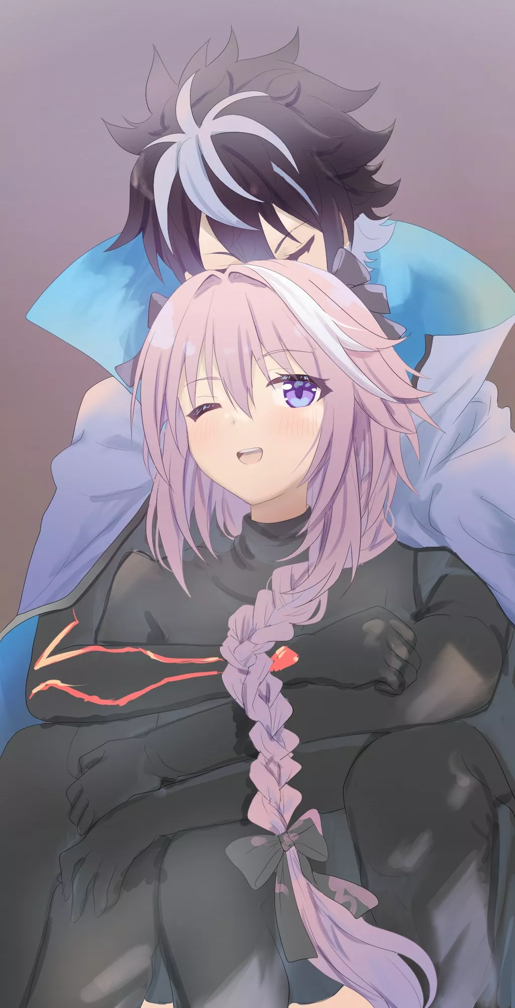 I wanna hug Astolfo like this too