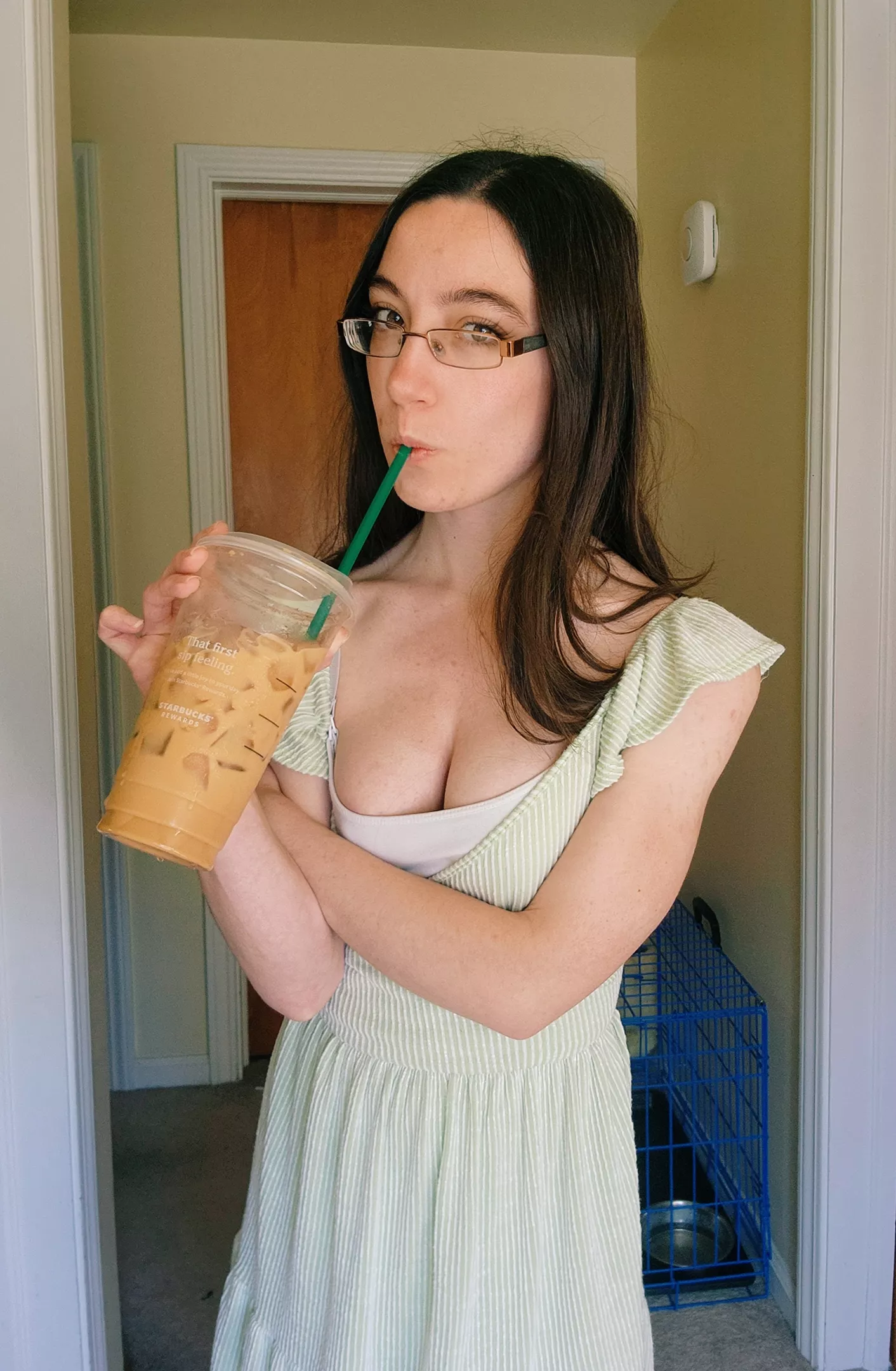 I'd love to suck your cock as fast as I sucked down this coffee 🤤