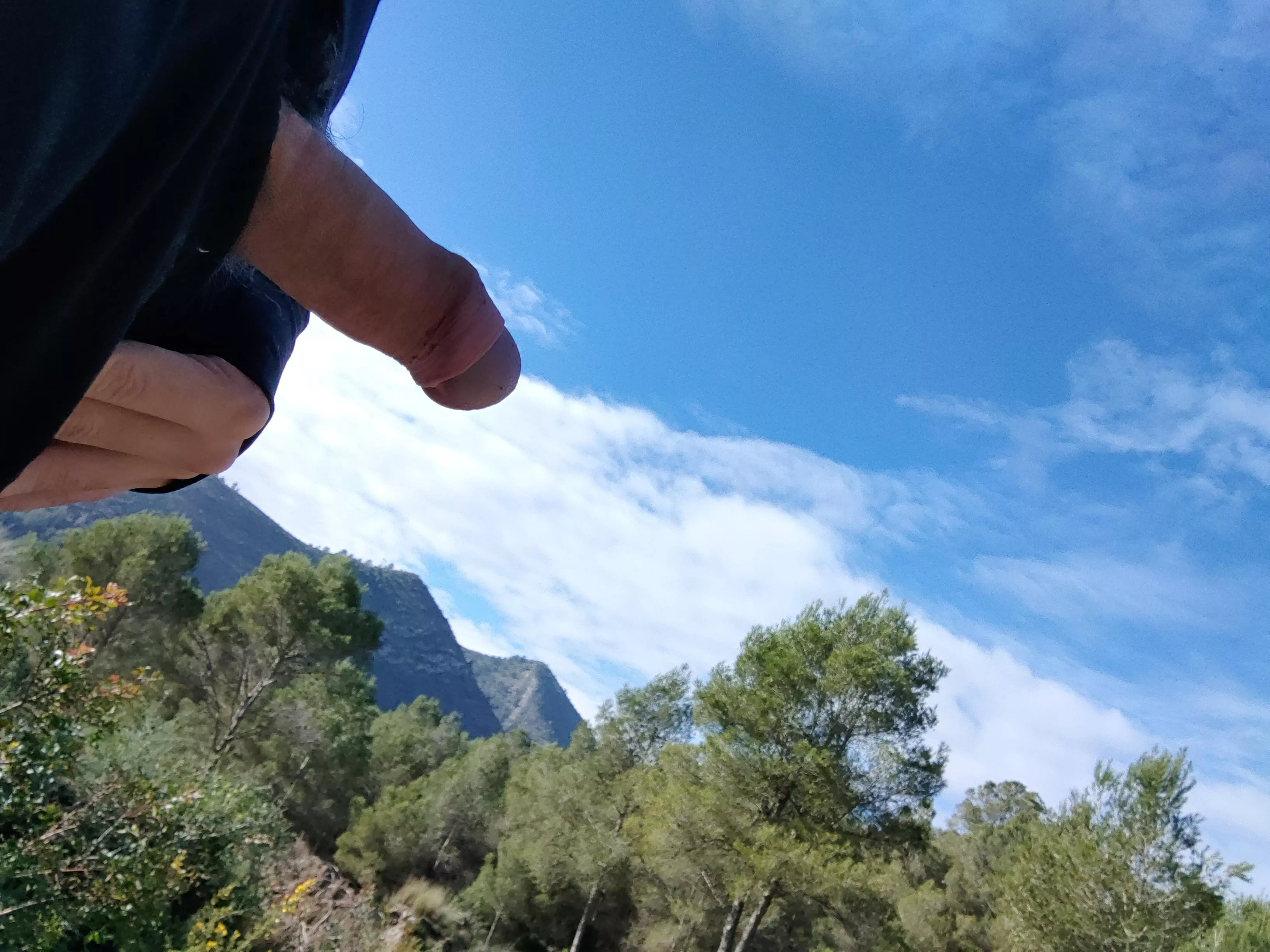 im in the mountain naked anyone got dares for me? 🔥