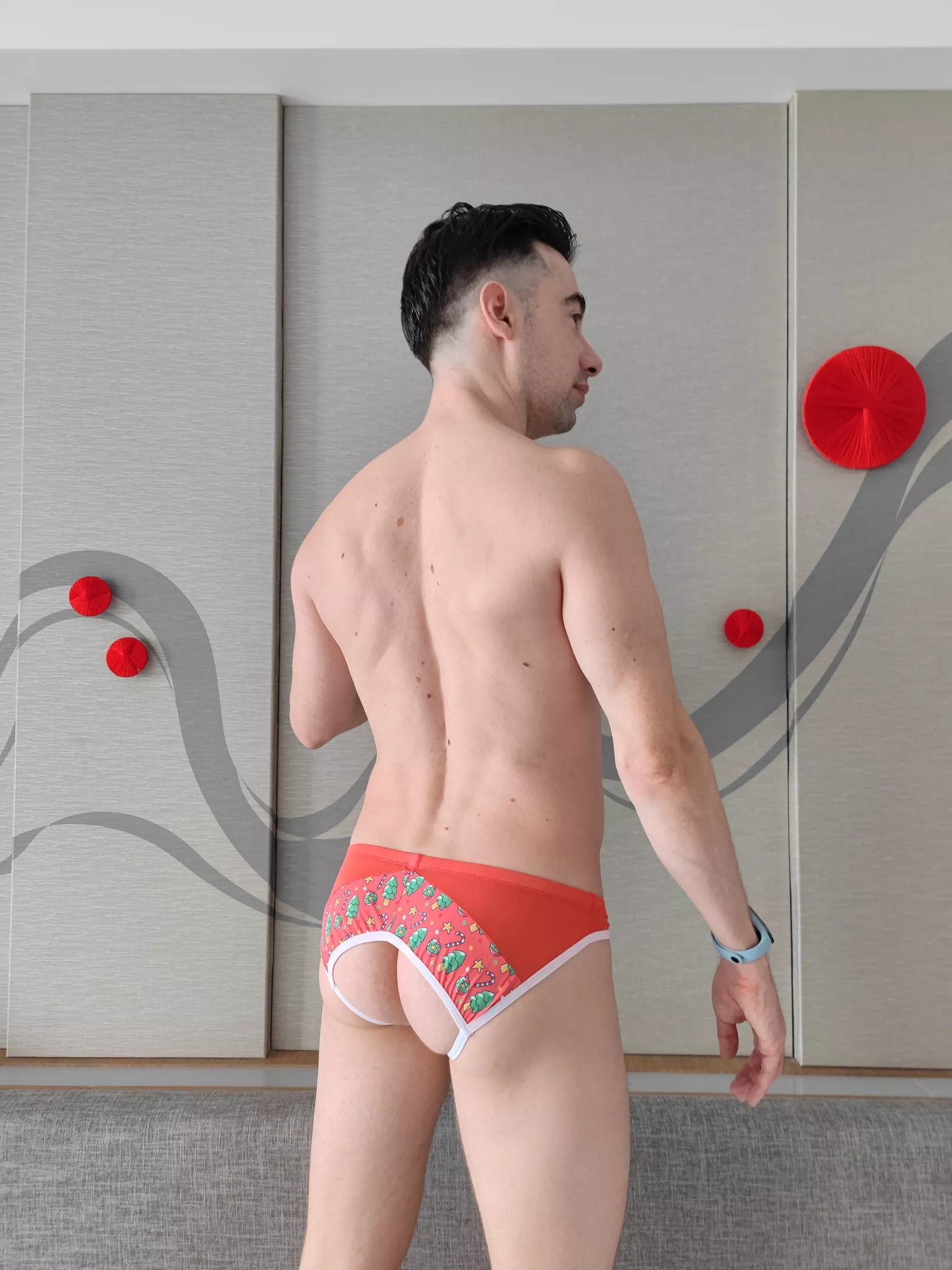 in my Christmas underwear 🎄