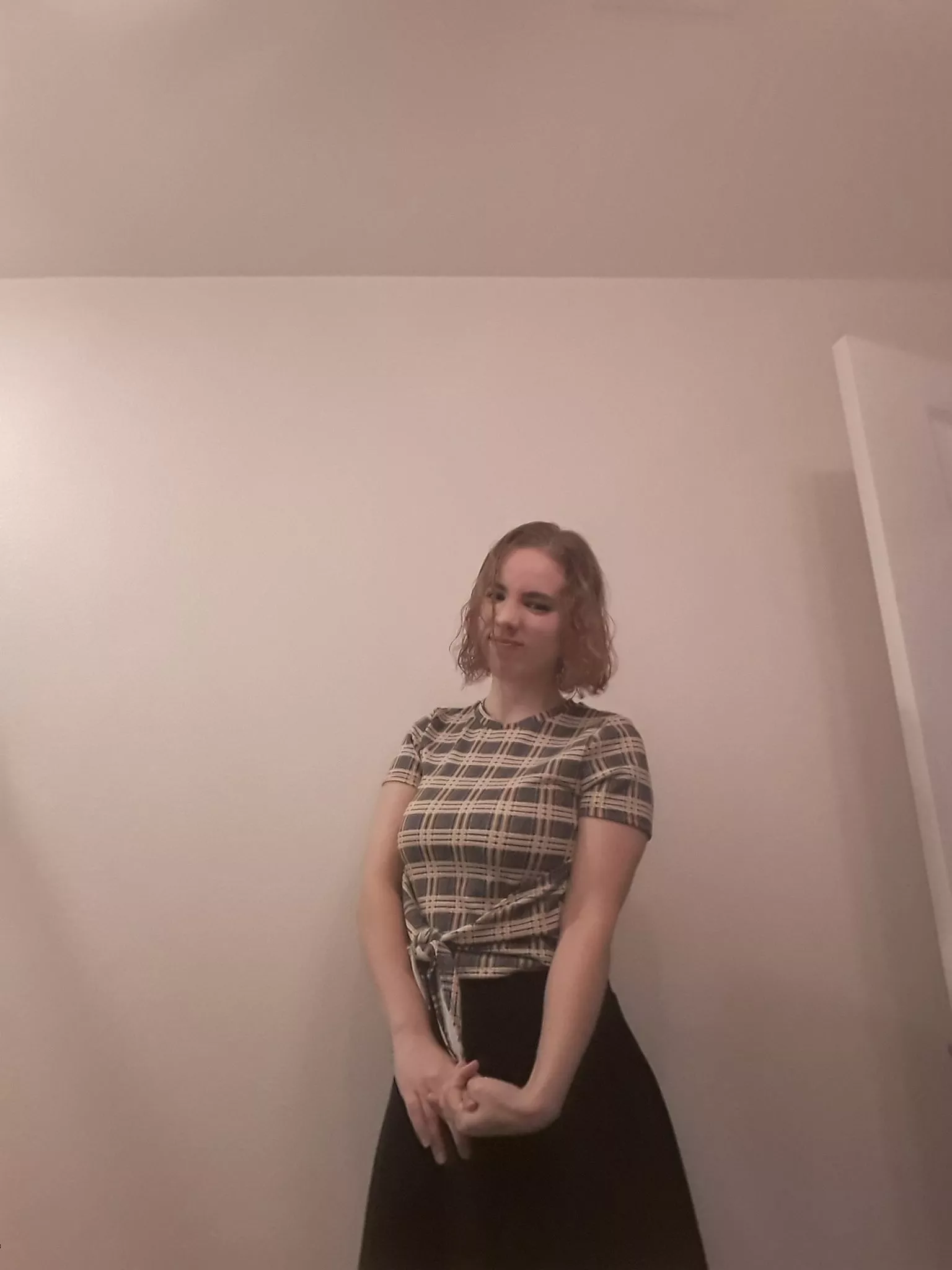 Is it obvious that I'm wearing a diaper under this? Was thinking of spending the day out little and padded!