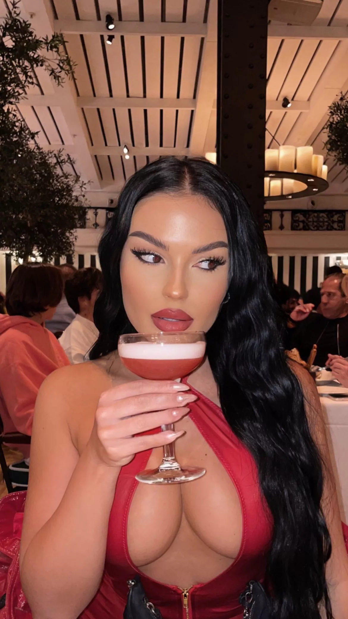 It gives her free drinks