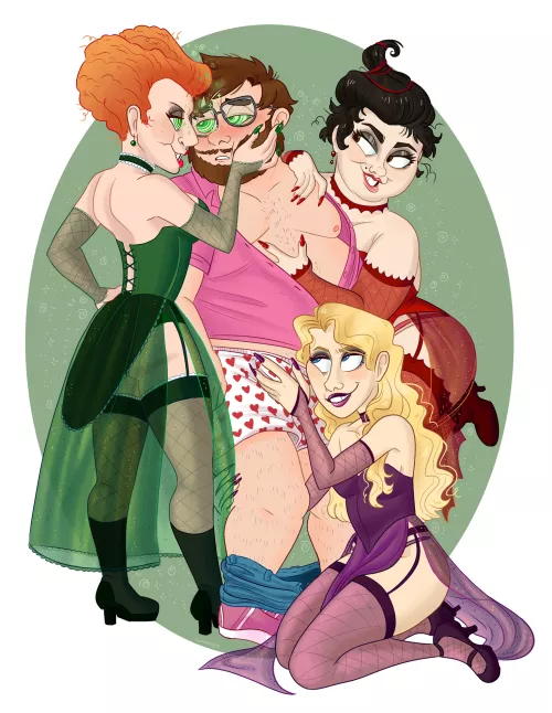 Just a bunch of Hocus Pocus (femdom OC x Sanderson Sisters) [badapplessss]