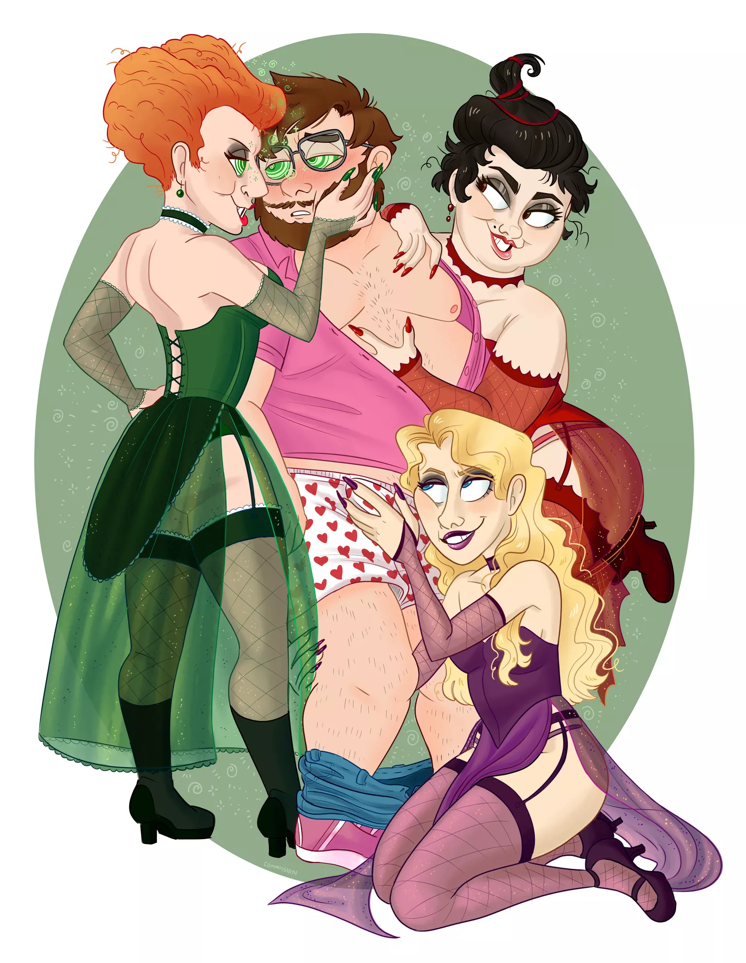 Just a bunch of Hocus Pocus (femdom OC x Sanderson Sisters) [badapplessss]