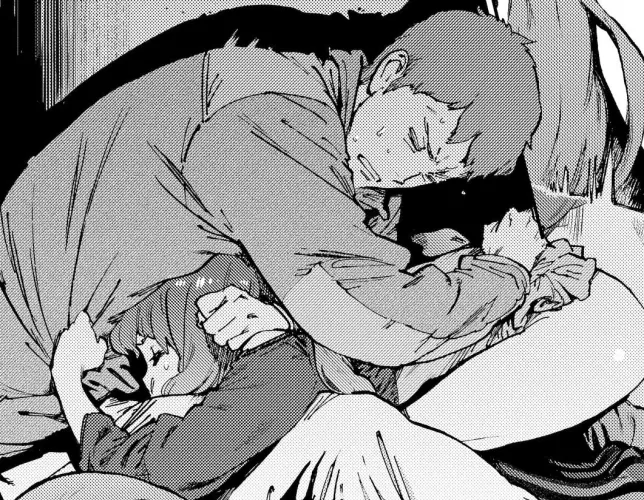 LF Mono Source: 1boy, 1girl, clothed sex, clenched hands, fellatio, closed eyes, skirt