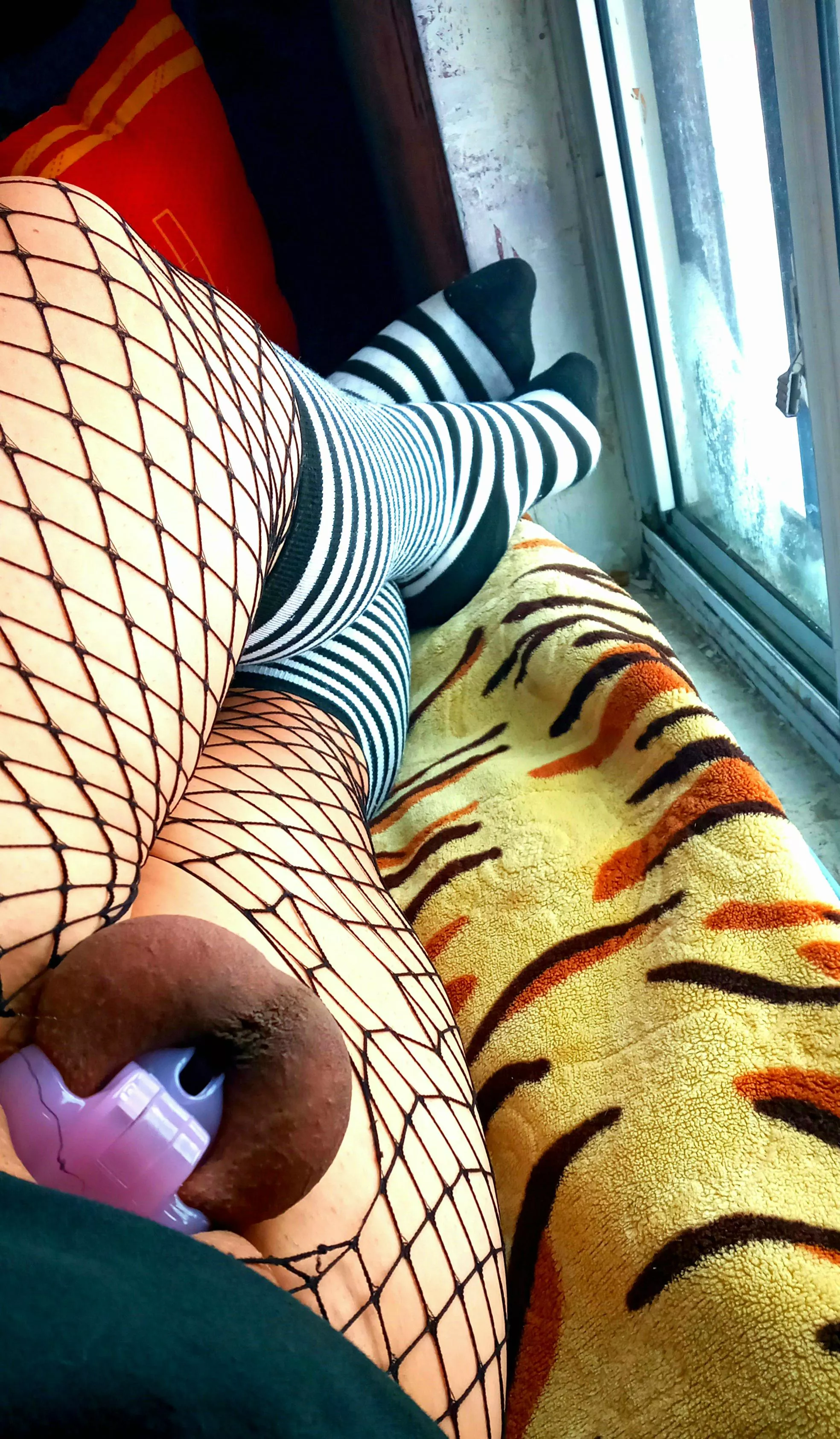 locked and waiting like a good girl 😘