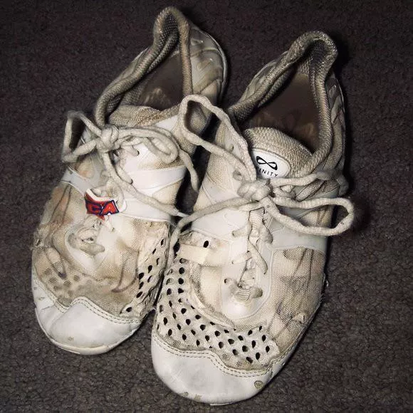 My cheer shoes for over 8 years 🤷‍♀️🤦‍♀️😵‍💫
