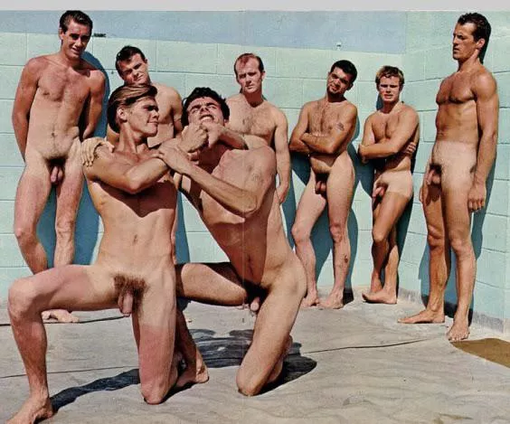 “Naked wrestling practice” …