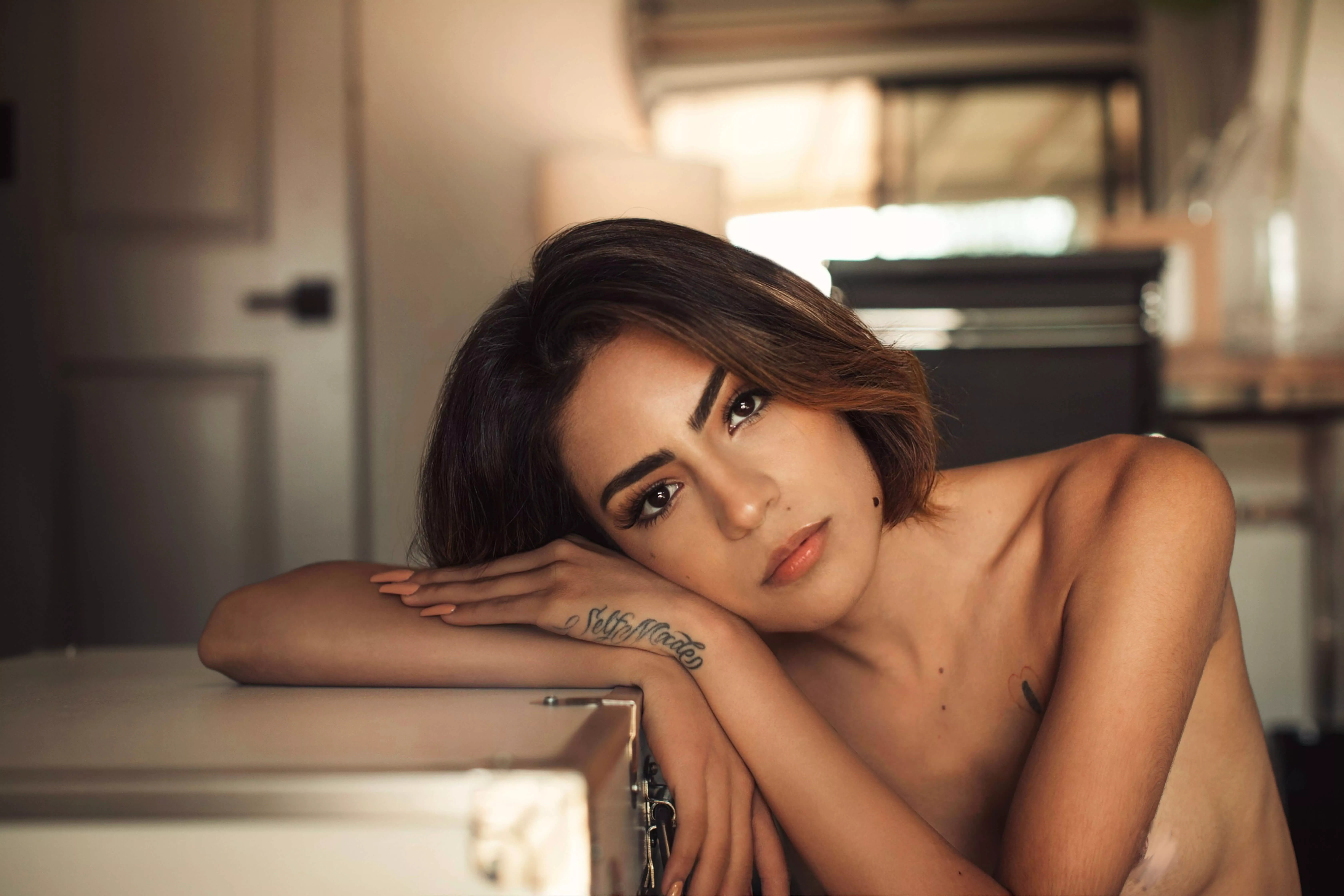 OMKD | P - Her innocent look tells a story. Model - Jeminist