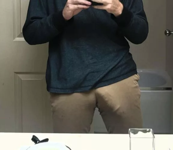 outline stands out so much in these pants