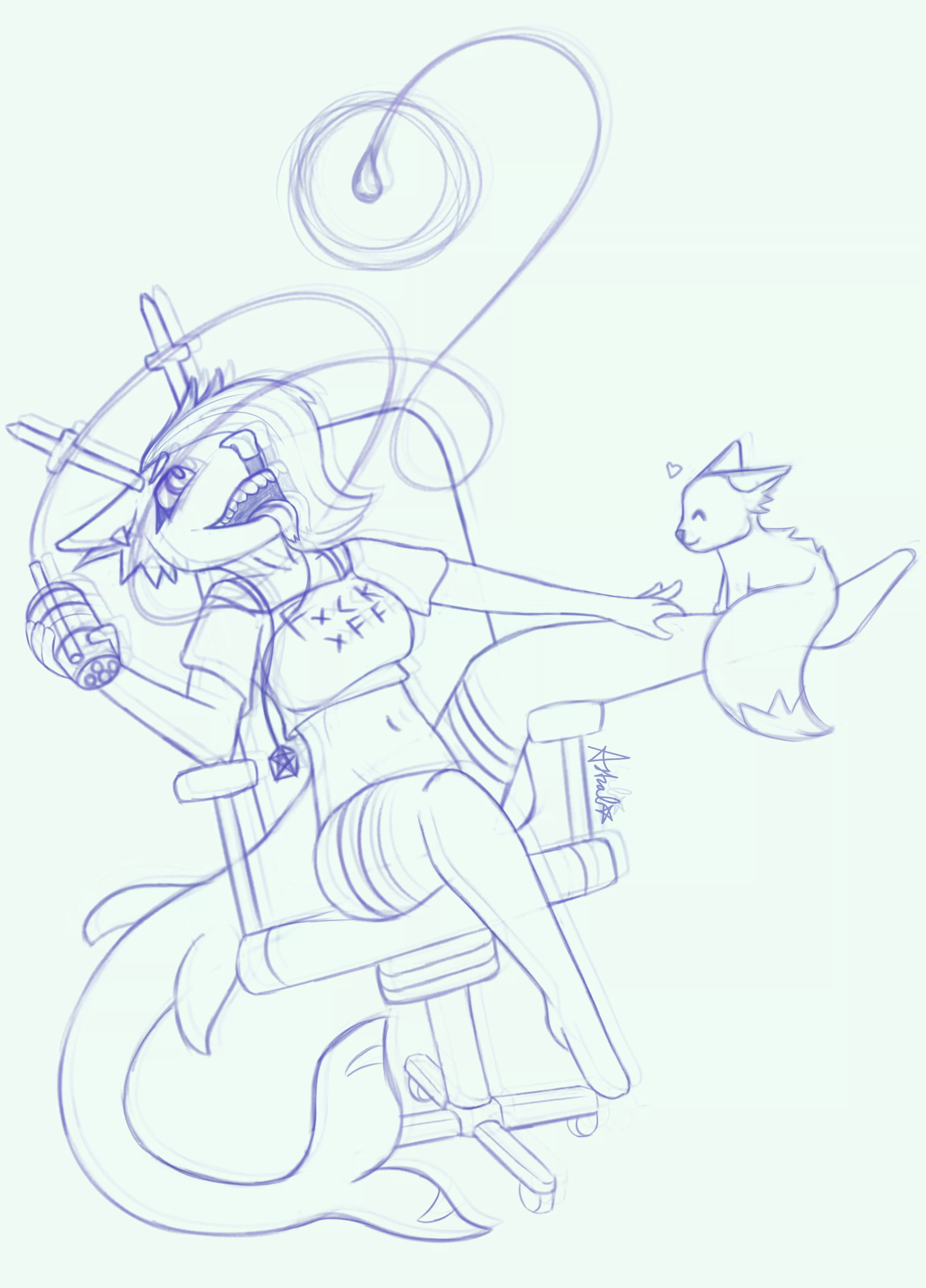 [Q] magical bubble tea! (art by me)