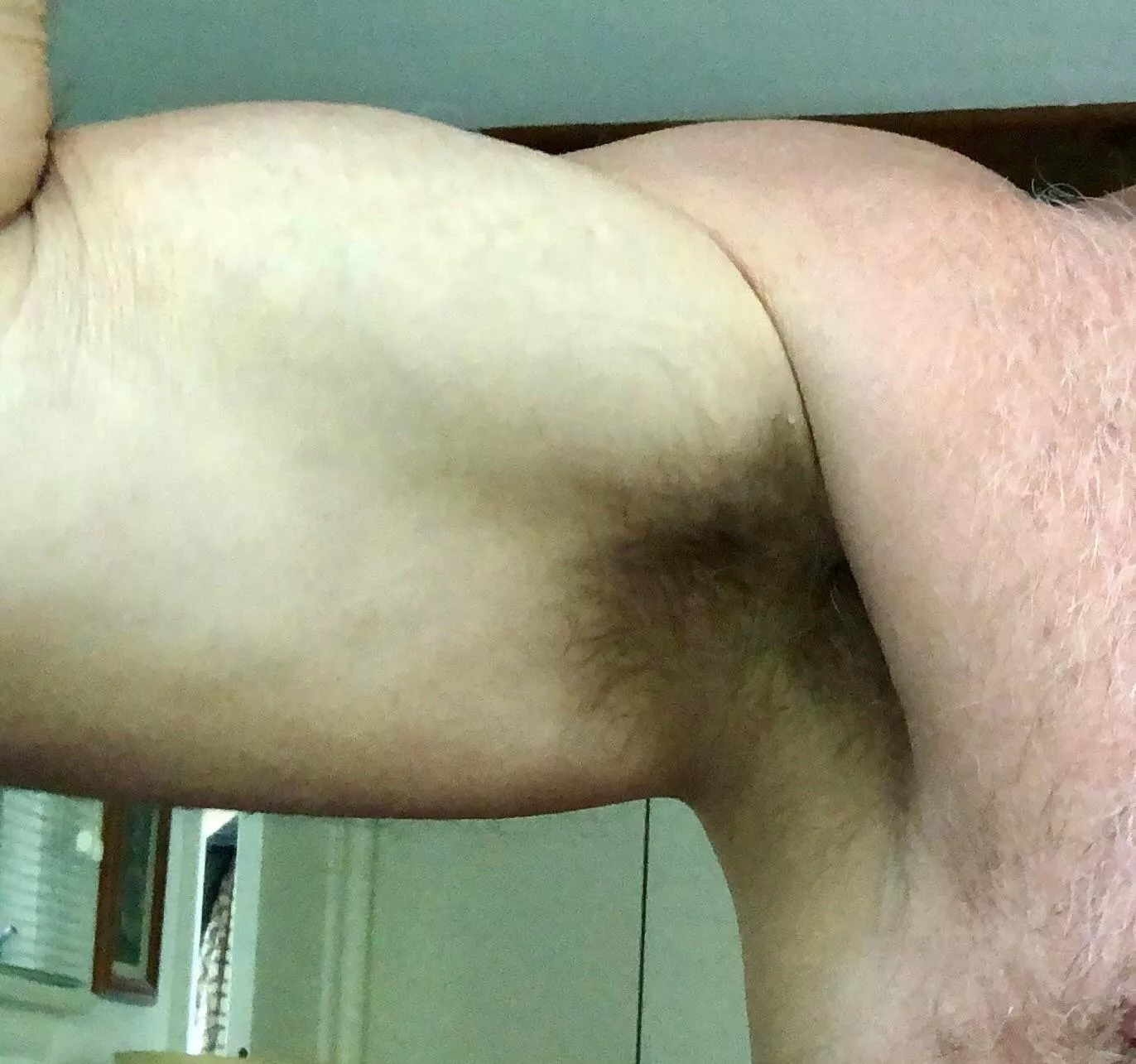 Ripe this morning after the gym. I should shower but I know I won’t.