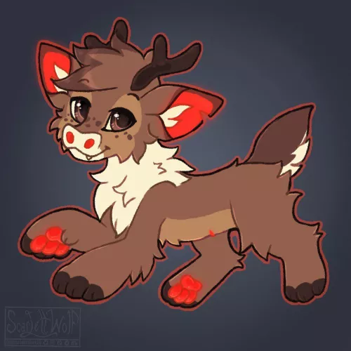 Rudy Reindeer! ❄️🦌(@ScarlettWolf24)