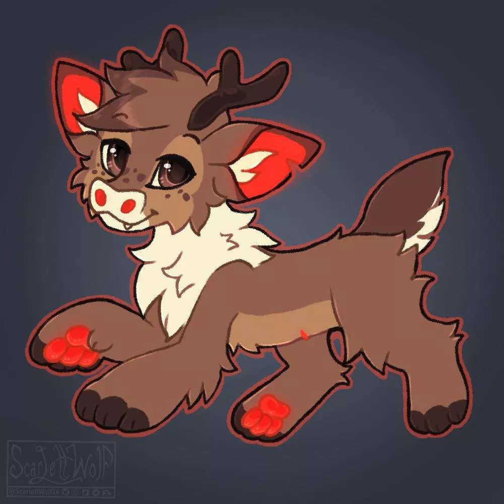 Rudy Reindeer! ❄️🦌(@ScarlettWolf24)