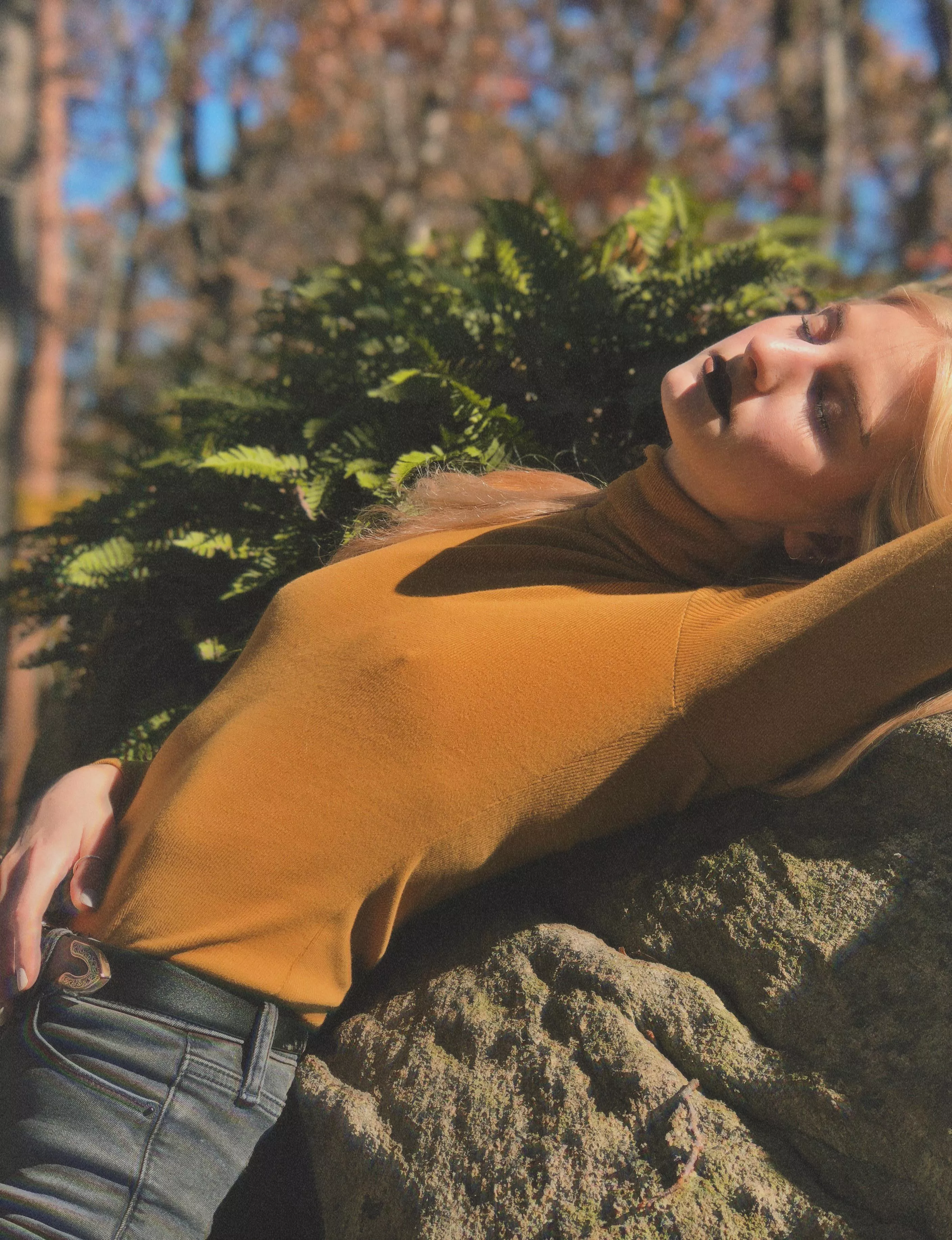 Self portrait in the sun