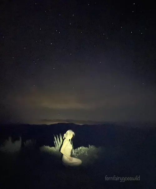 Self portrait with stars