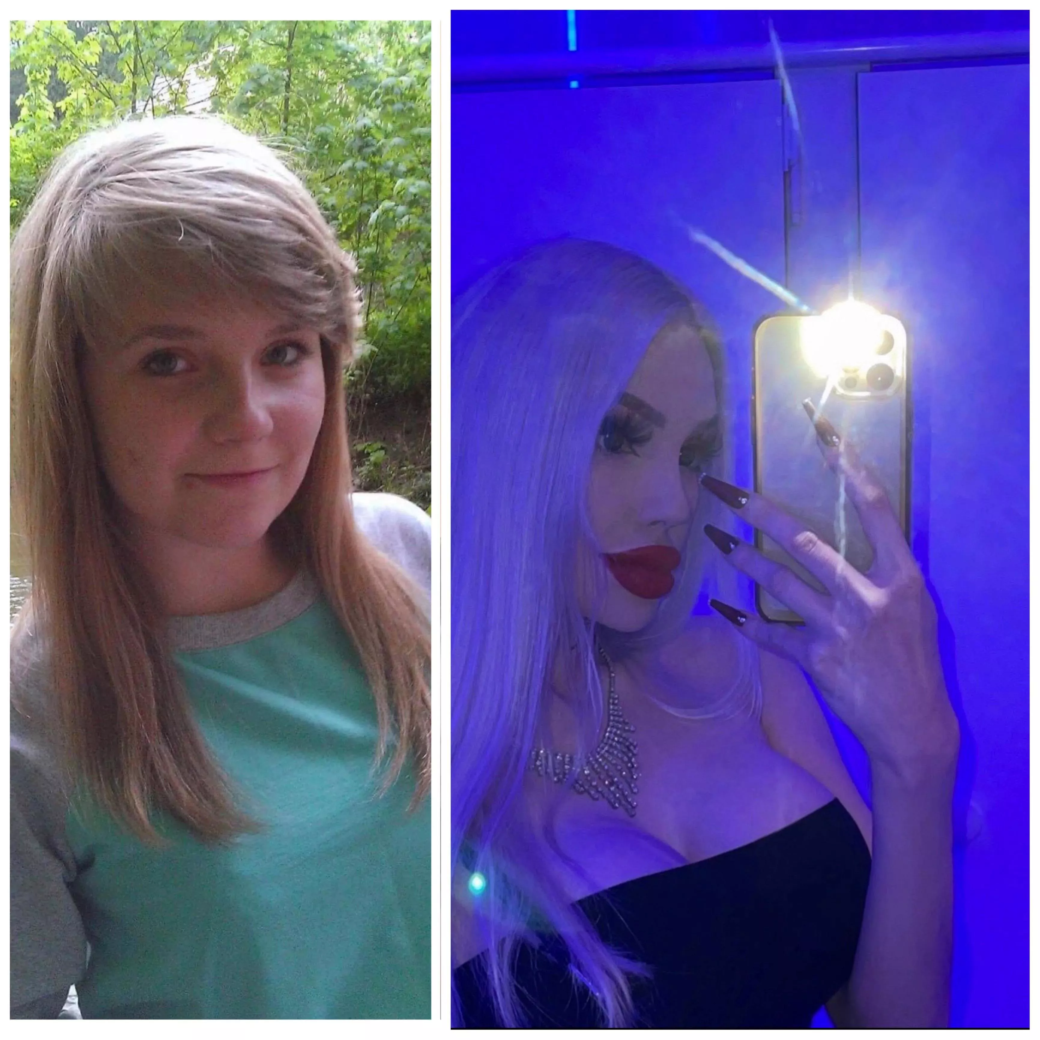 Shy girl to a Bimbo Slut