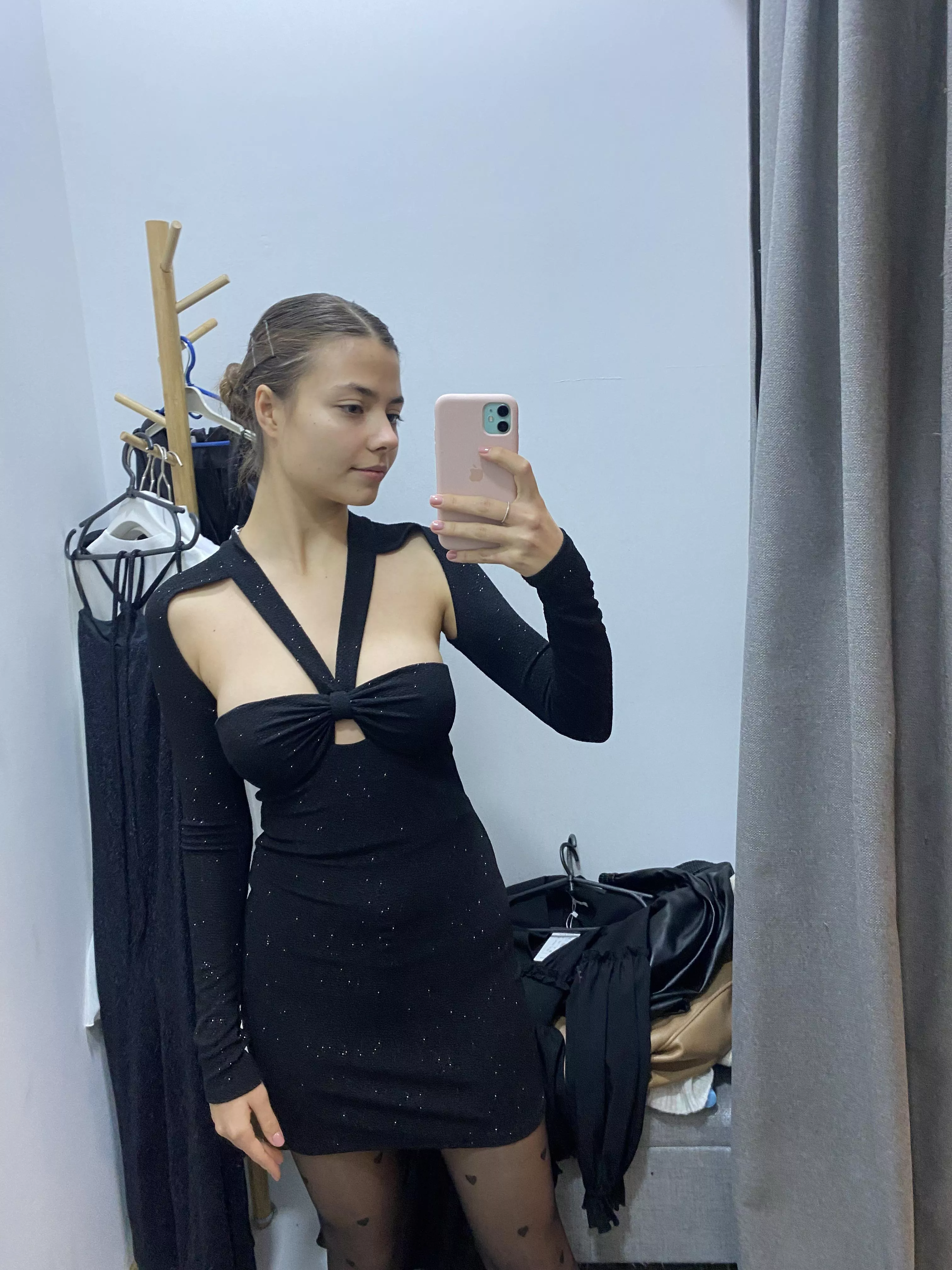 Sneak under my panties in changing room