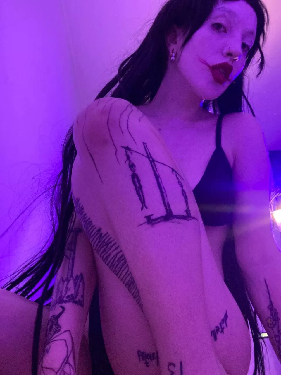 Spread legs? Maybe I should sit on your face?