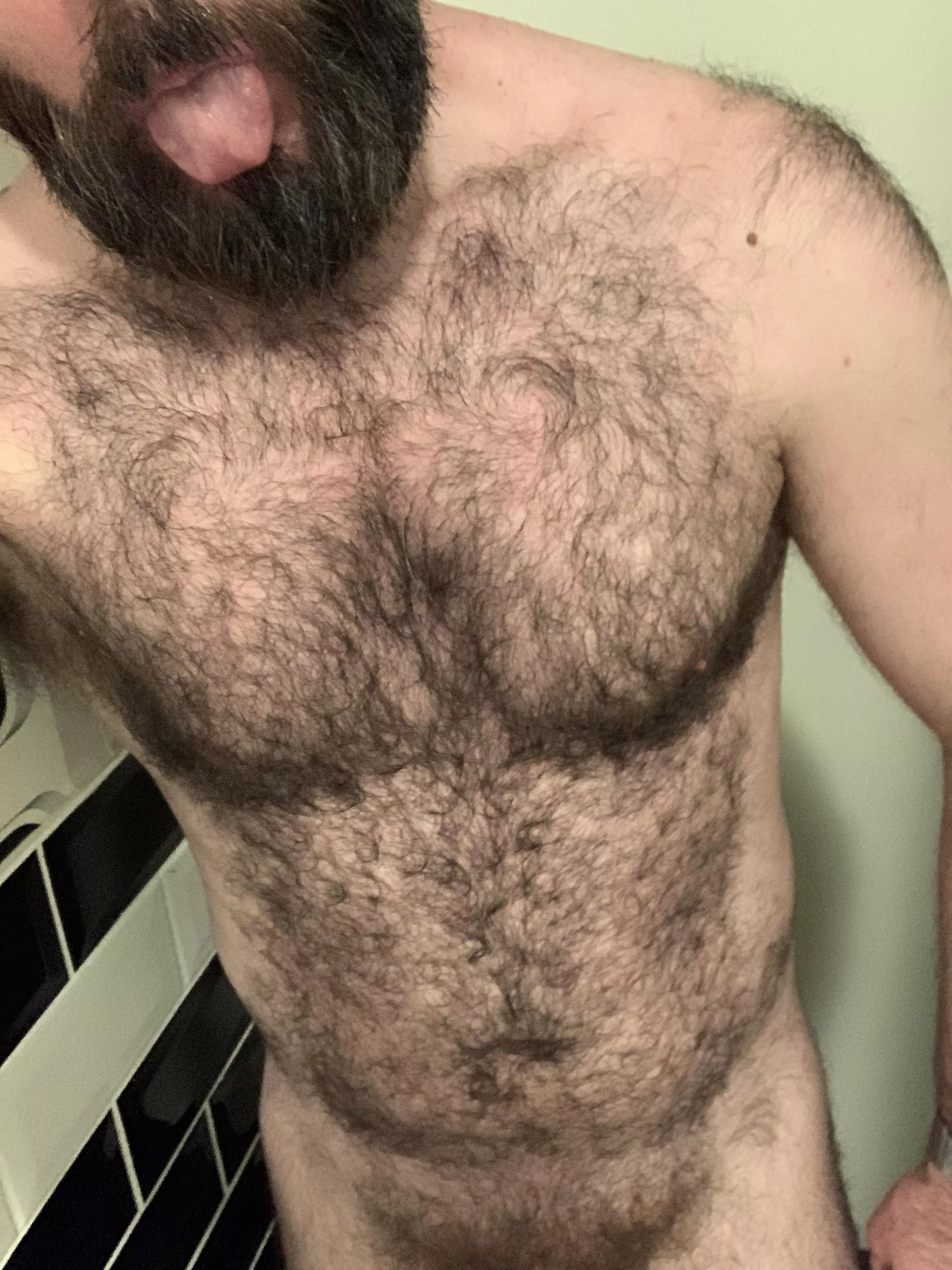 Sweaty after a workout :p