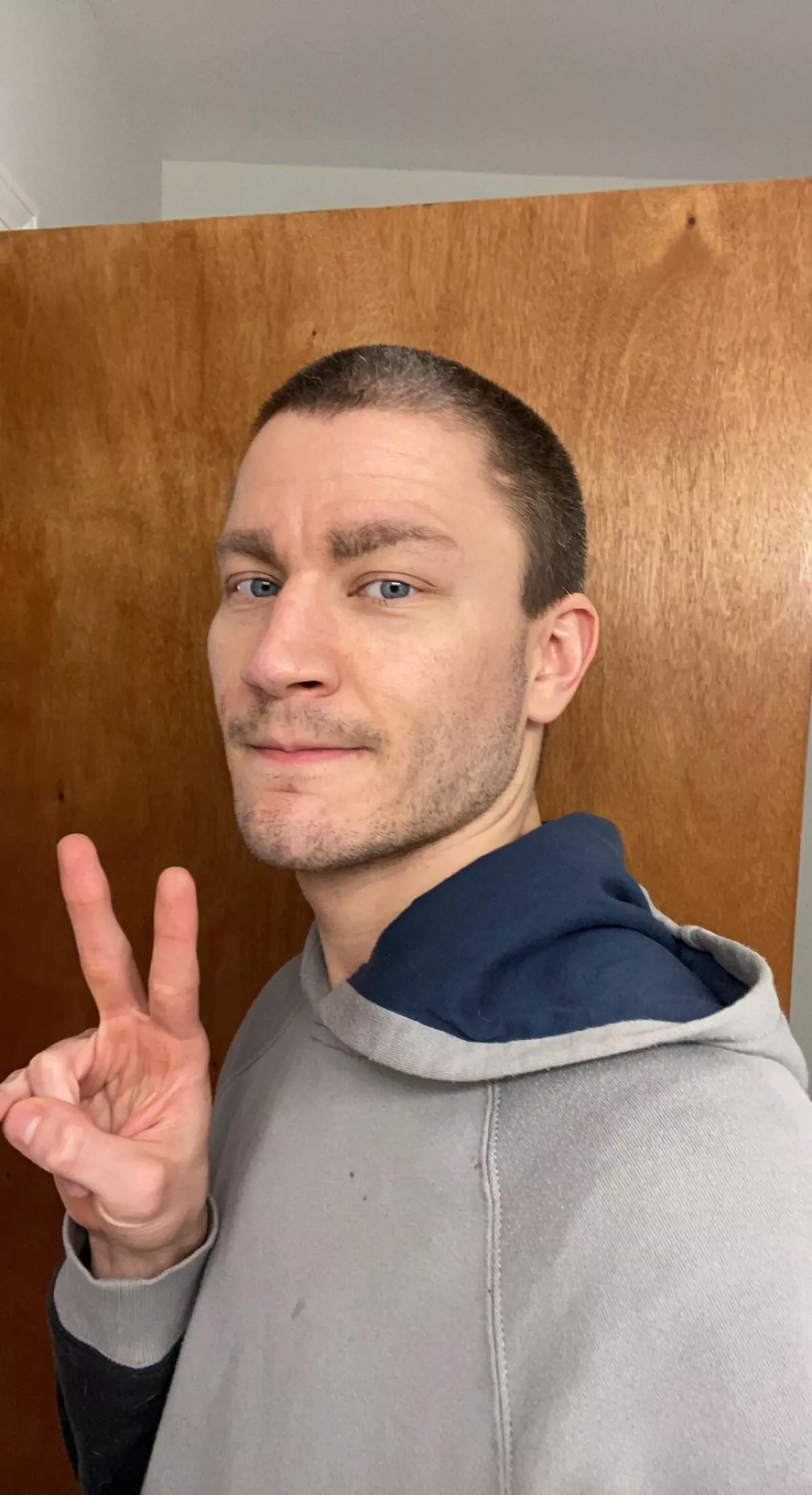 The door isn’t much taller than me