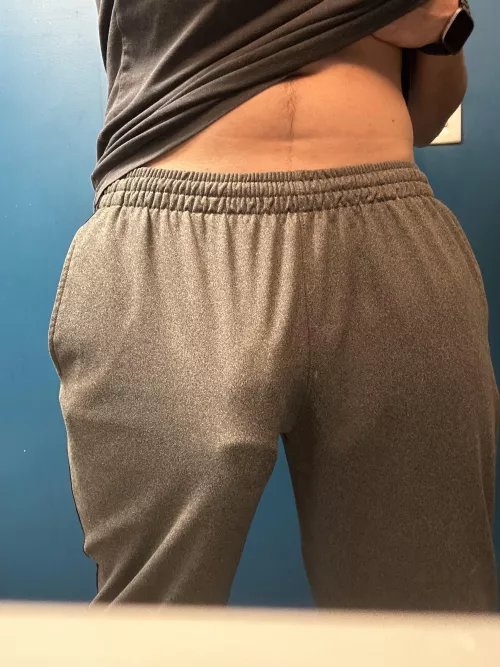 The morning wood hitting hard today…