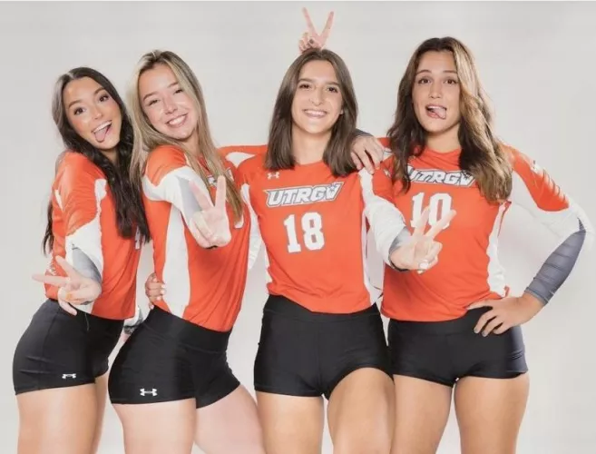 Volleyball players….