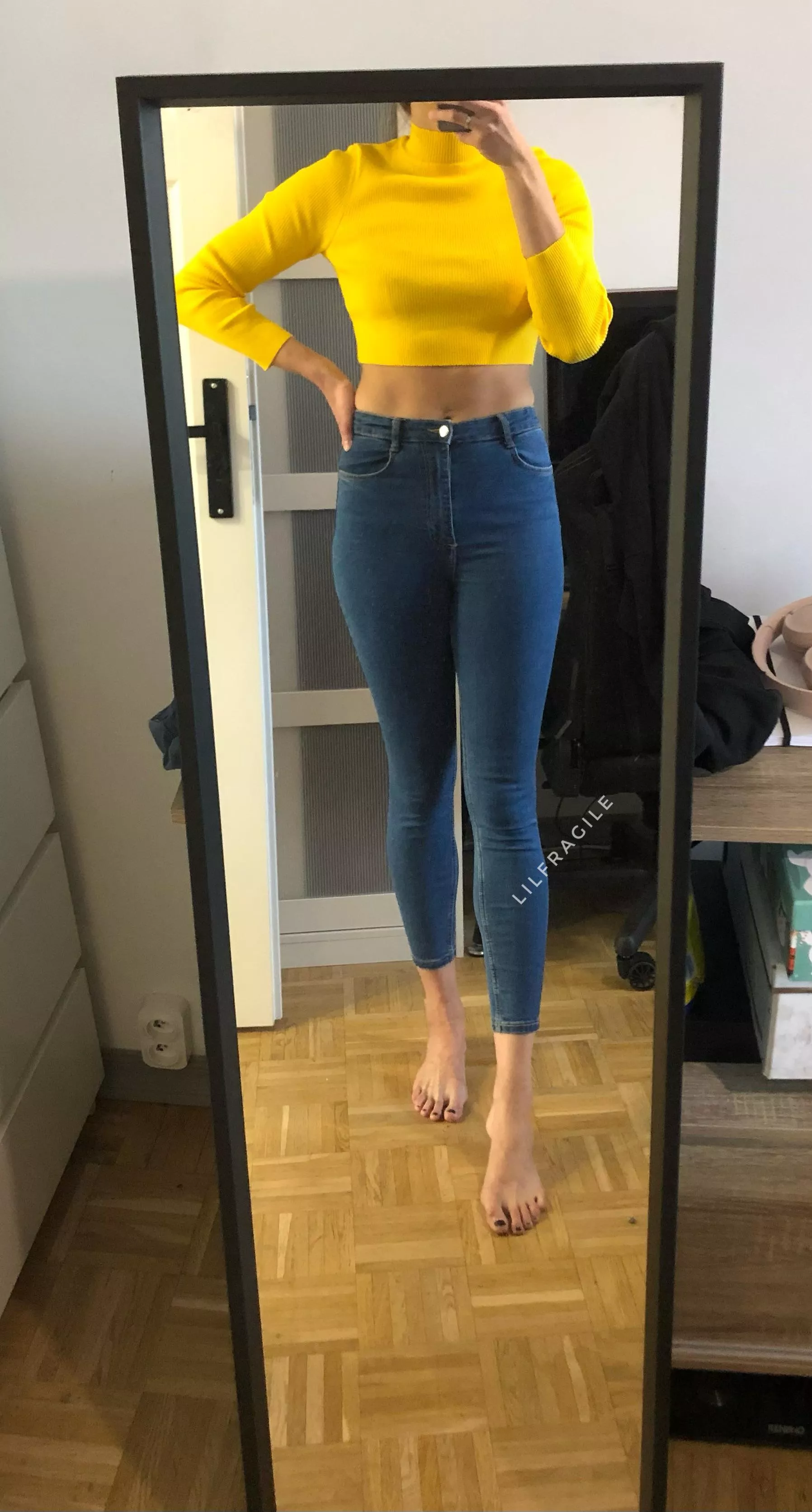 Winter can’t stop me from wearing crop tops