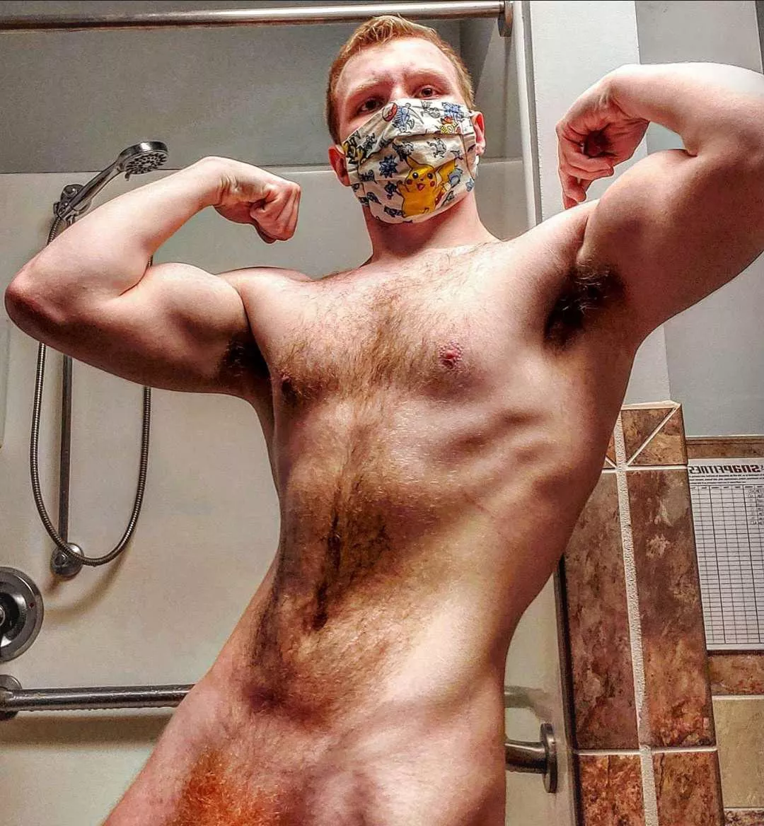 workout done, who wants their face stuffed into my pits / crotch now? [22]