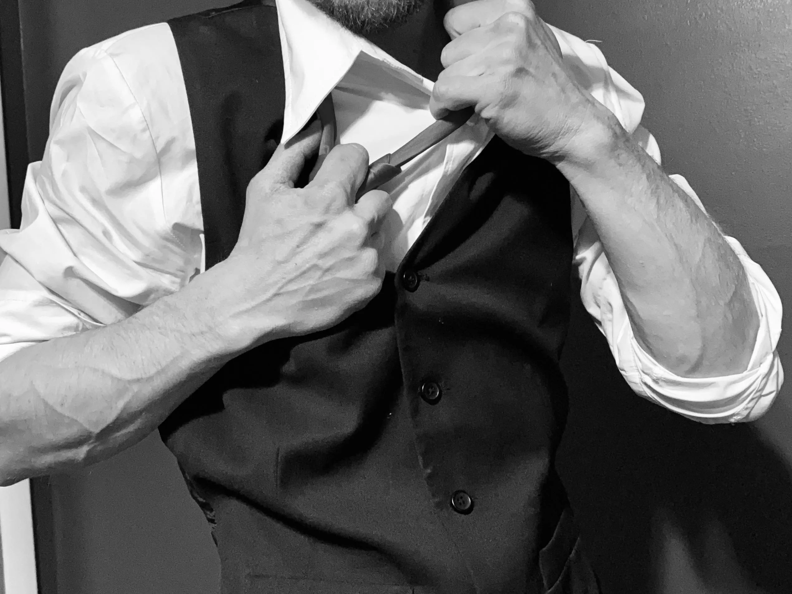 Would you mind helping me get out of this?