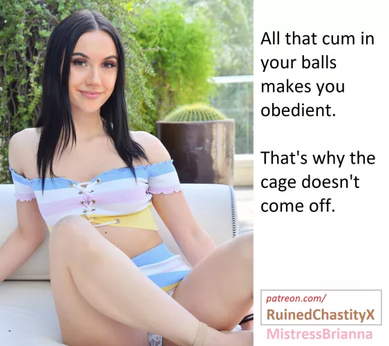 You belong in Chastity forever