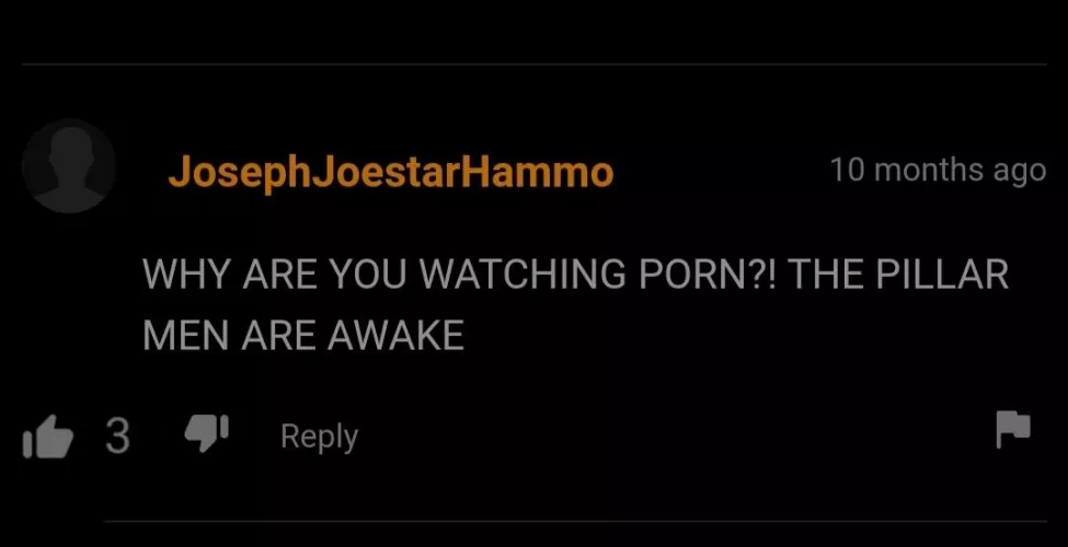 You cannot escape the Jojo references.