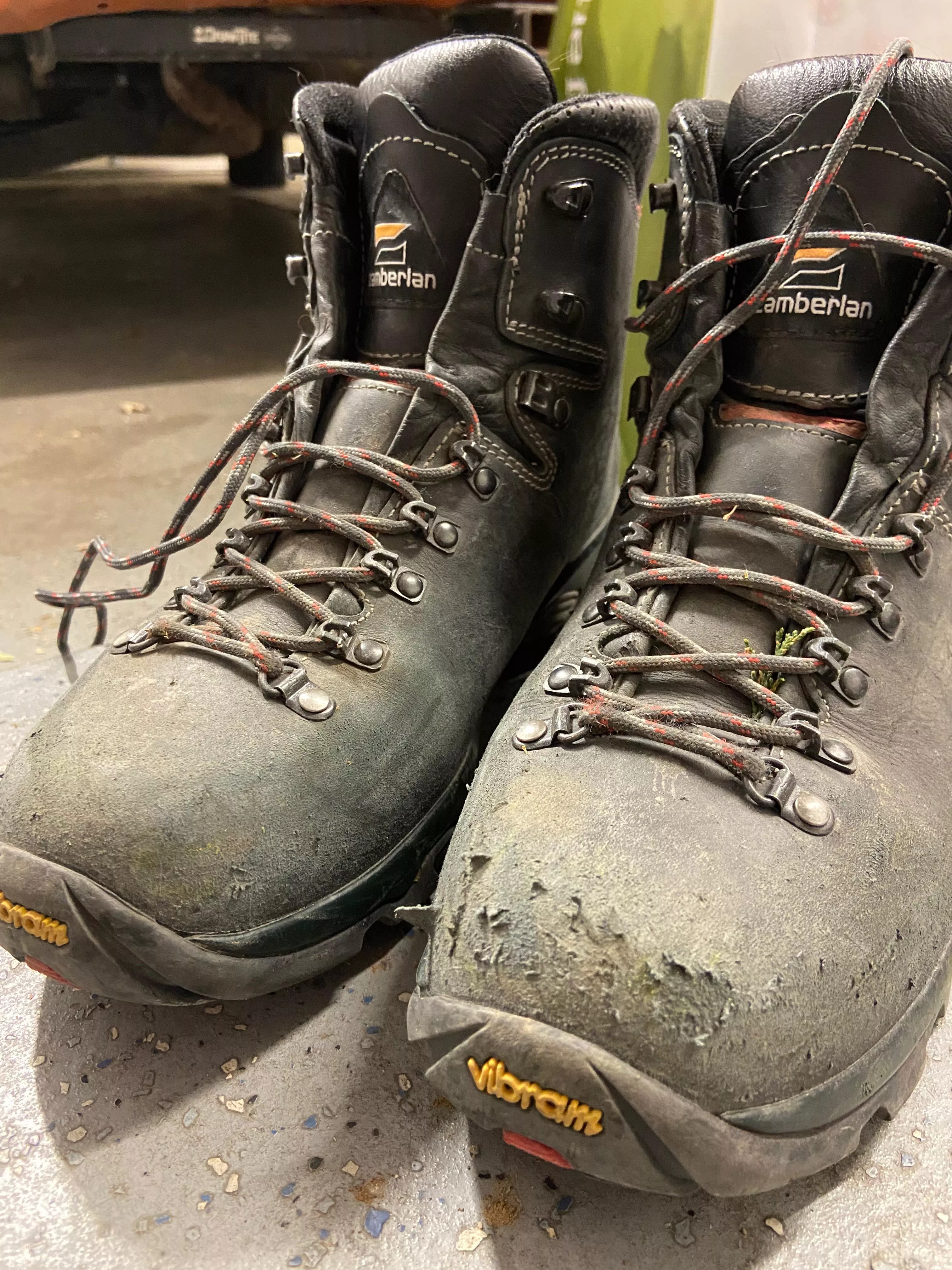 Zamberlan Vioz GTX damage or normal wear? I’ve had them for 2 weeks.