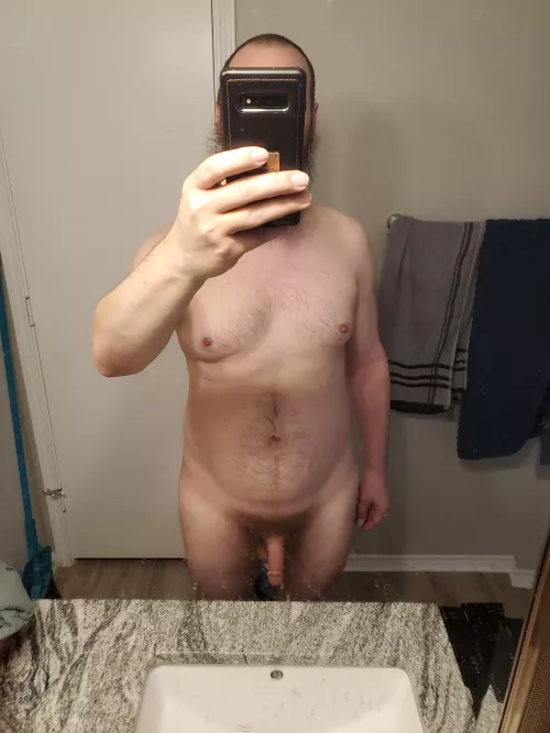 45 getting in the shower, there's room for one more.