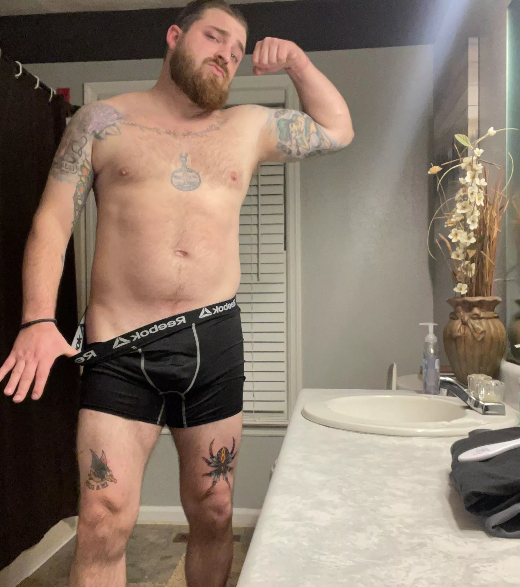 A few pounds ago and less tattoos. I need to take new pictures lol