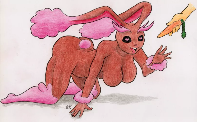 A gift I made for my BF, he likes them bunnies