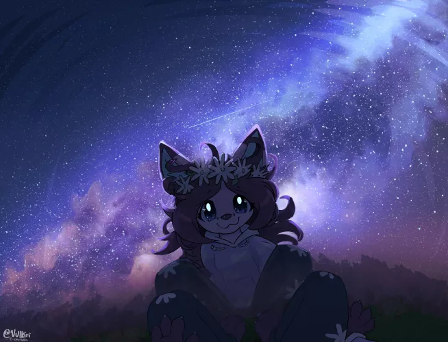 A pond full of stars ~ | Art by me @Vulkiri on Twitter ^^