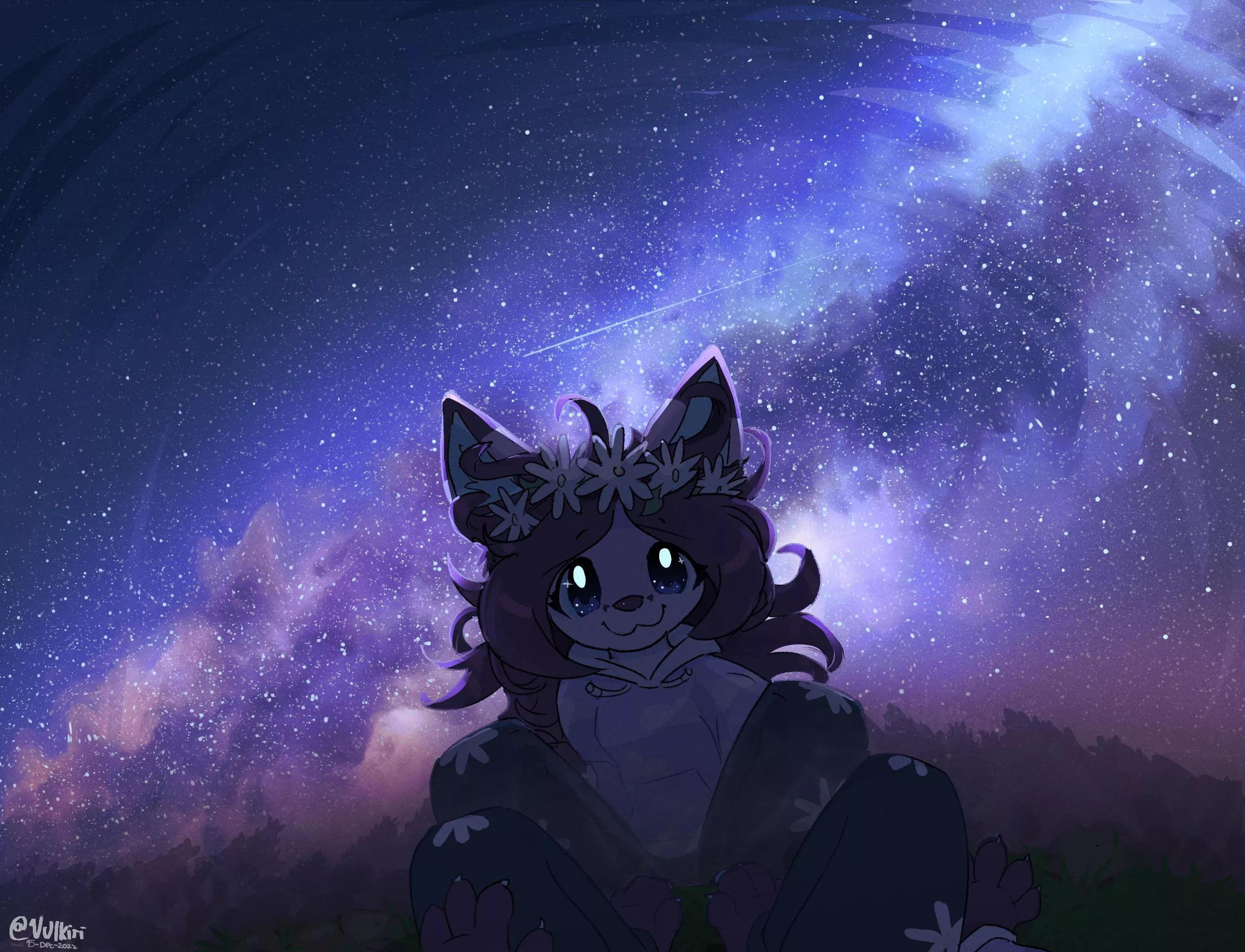 A pond full of stars ~ | Art by me @Vulkiri on Twitter ^^
