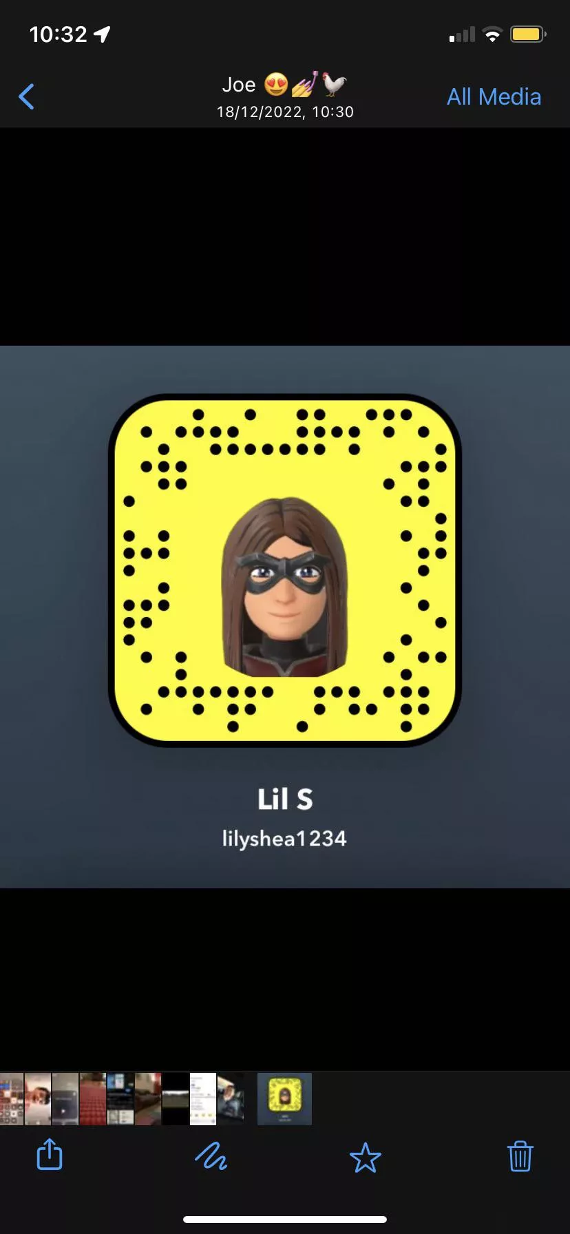 Add on Snapchat to chat