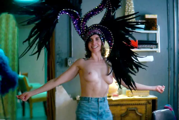 Alison Brie topless in GLOW