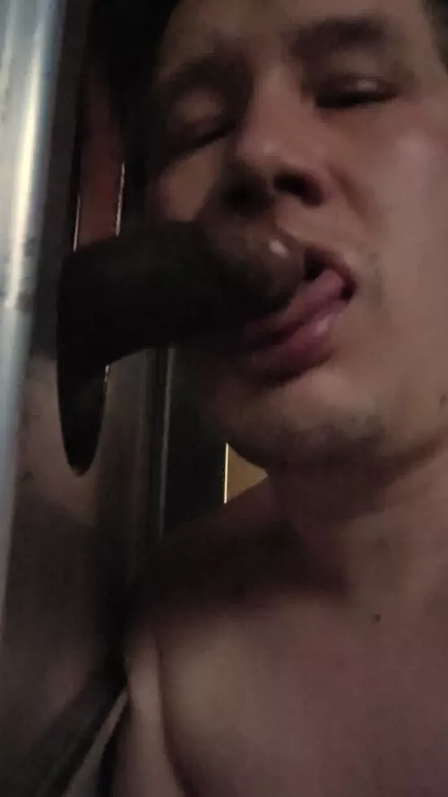 Anon cock at a sleazy gloryhole