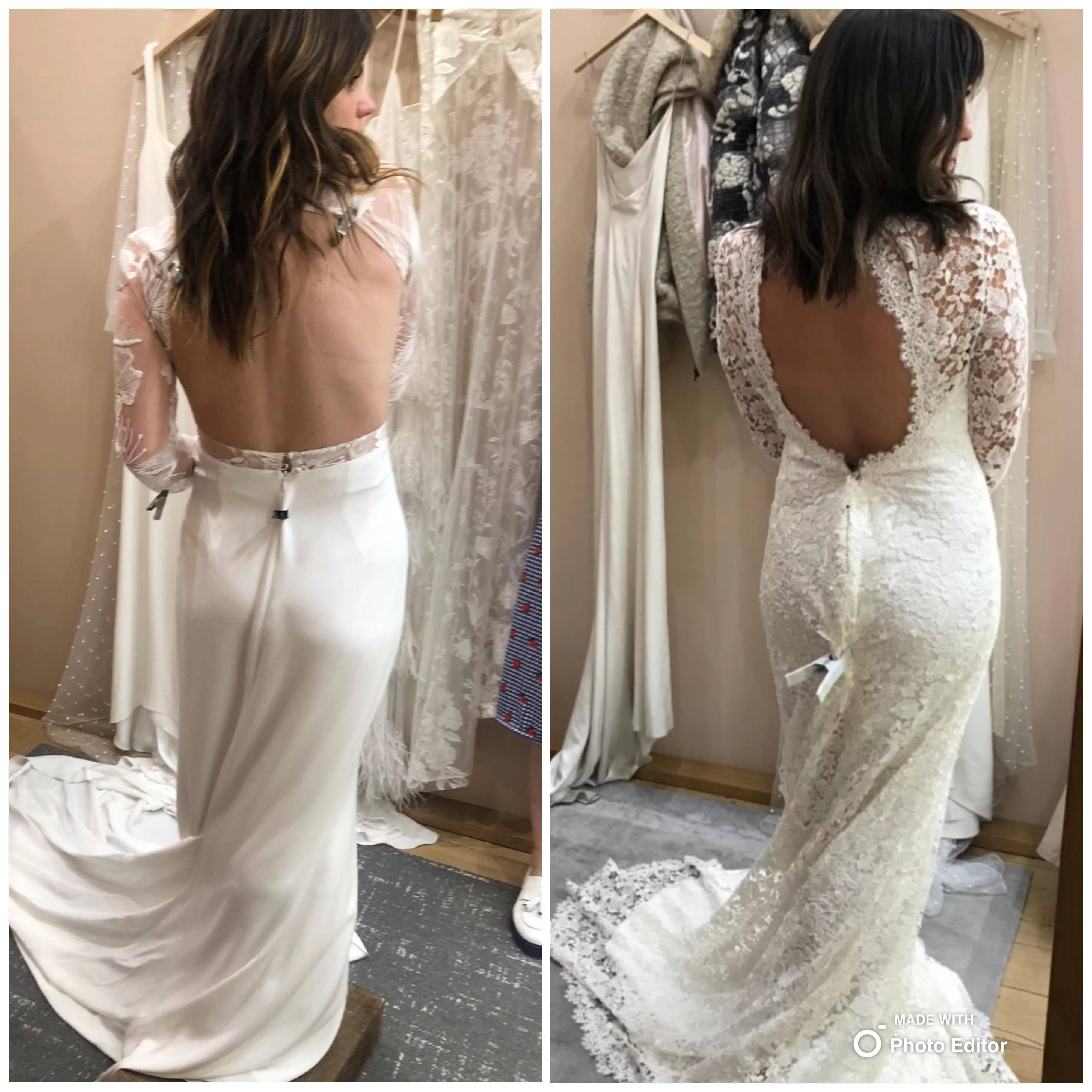 Brides from the back